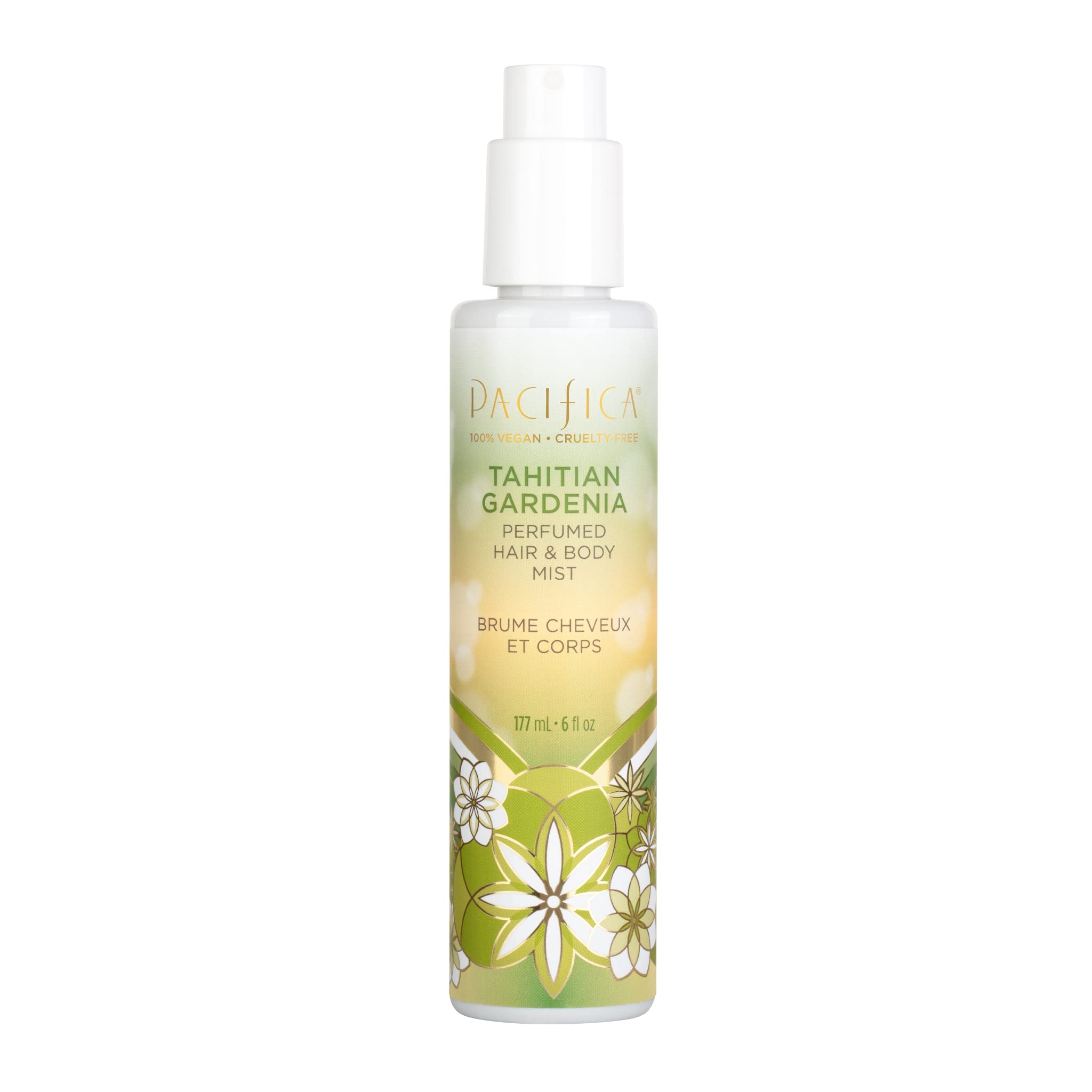 Pacifica Beauty Perfumed Hair & Body Mist, Tahititan Gardenia, 6 Fluid Ounce