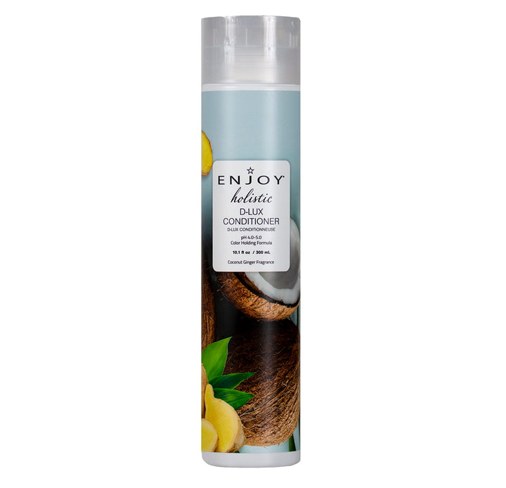 Enjoy Hair Care Holistic D-LUX Conditioner, pH 4.0-5.0, Hair Conditioner for Damaged Hair, Curl Conditioner for All Hair Types - 10 Fl Oz