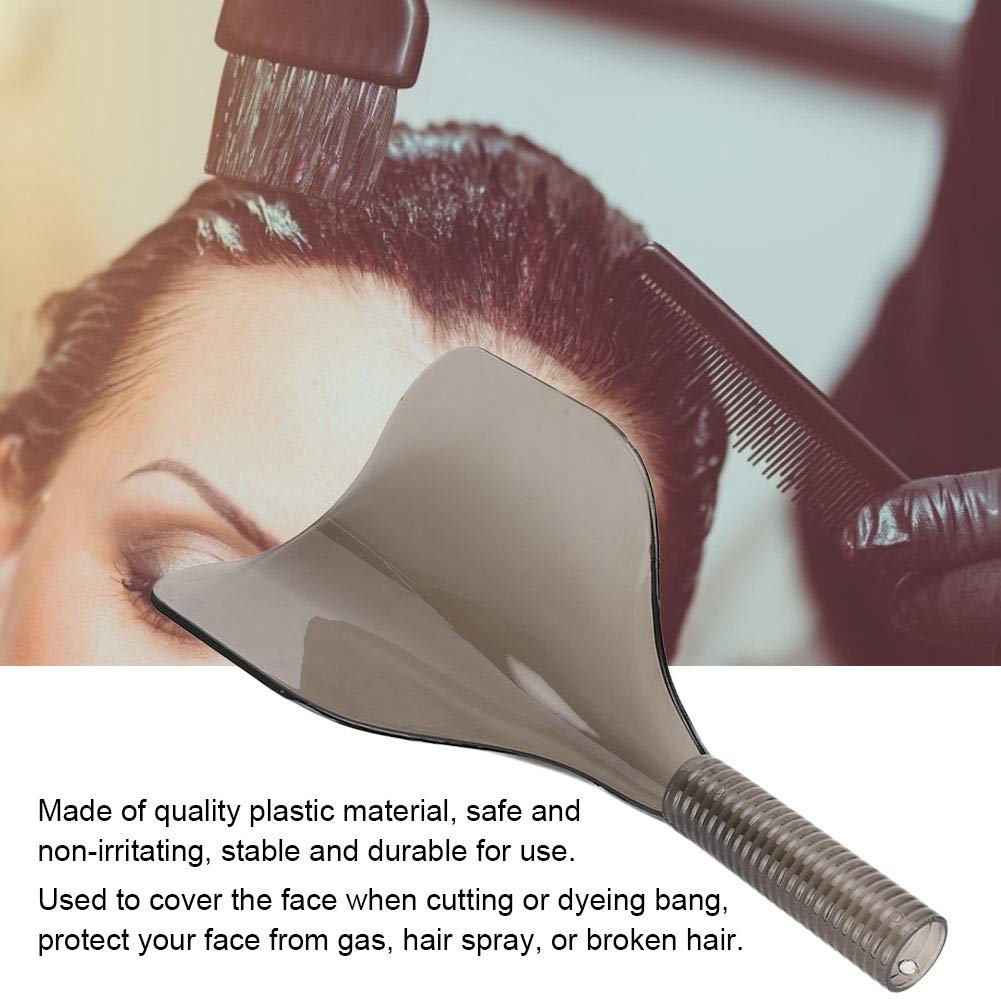 Hairdressing Face Cover, Dyeing Mask Hair Cutting Eye Cover Face Hairspray Cutting, for Salon Styling Tools Barber Supplies(Transparent grey)
