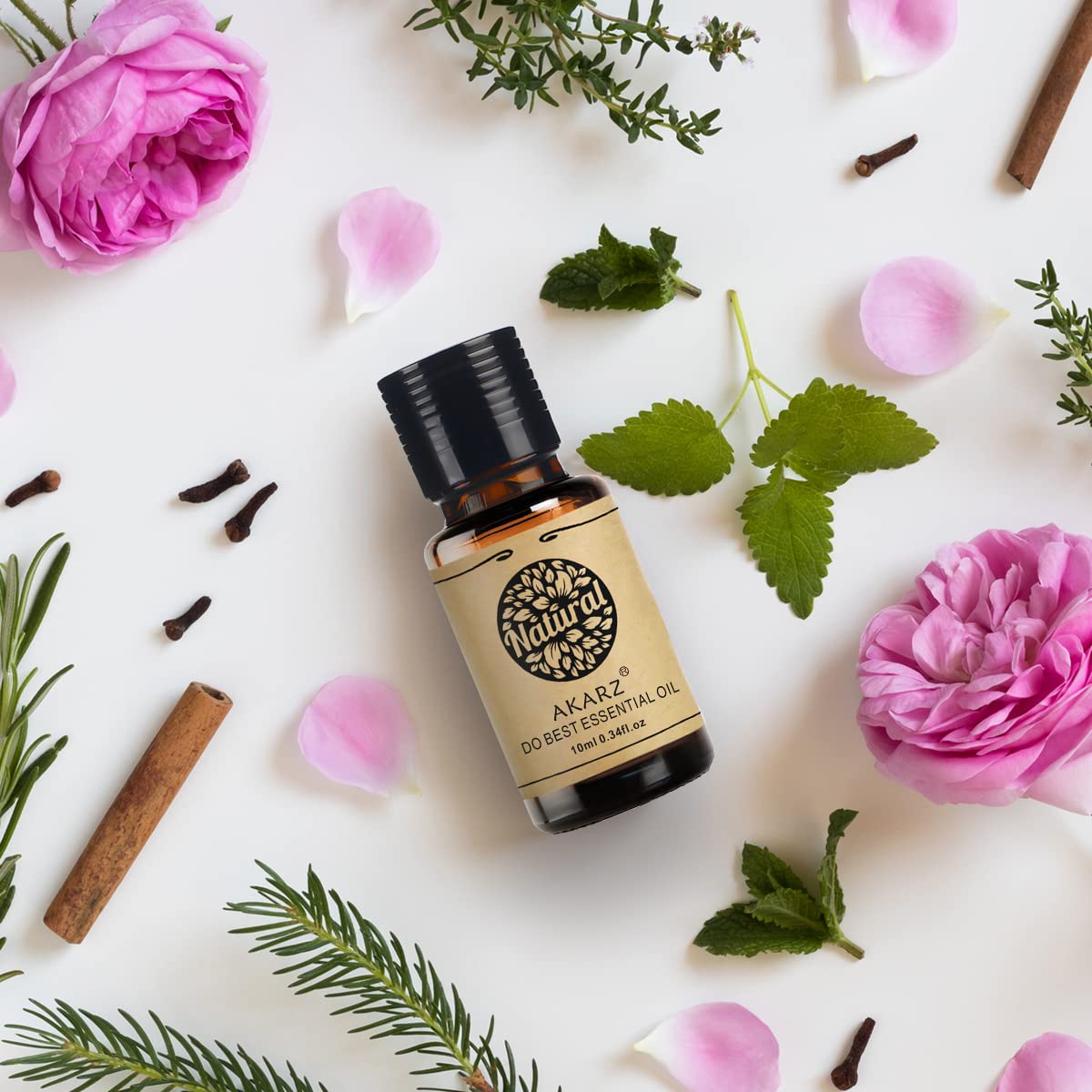 AKARZ Black Currant Essential Oil Natural Organic Pure Black Currant Oil for Skin Body Hair Care,Diffuser, Candle,Soap,Making, DIY,Massage Aroma 0.34 Fl Oz (10ml)