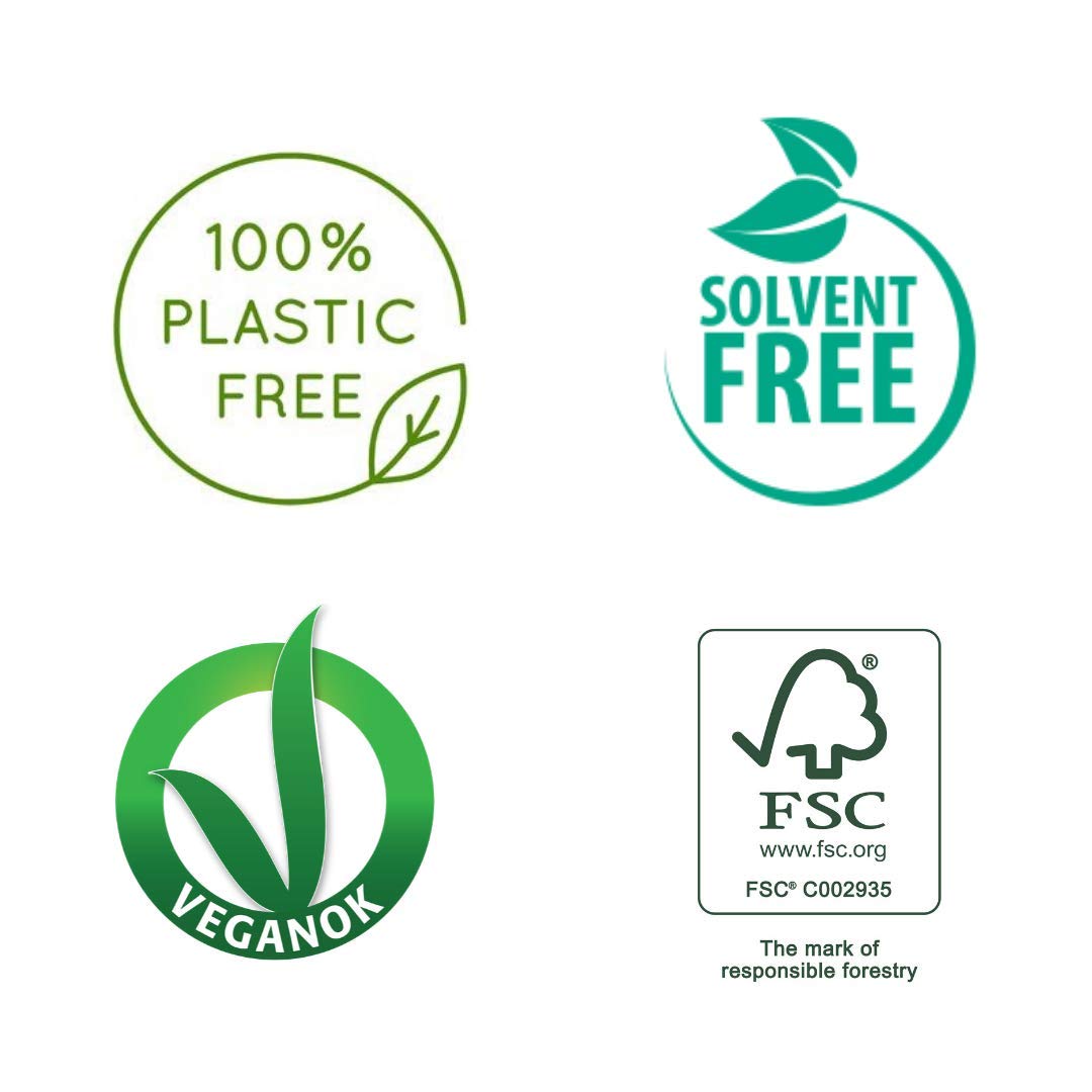 Tek hair comb in ash wood with wide teeth and handle - Handmade in Italy