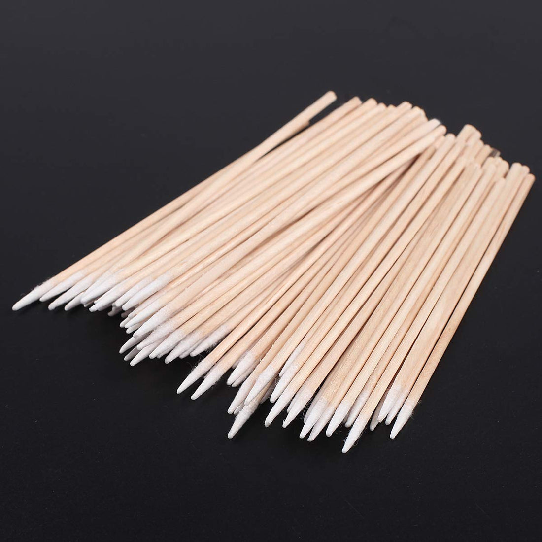 Fenshine 1000 Count Microblading Cotton Swab, Cotton Swabs Pointed Tip, Cotton Swabs Wood Sticks, Cotton Tipped Applicator, Tattoo Permanent Supplies (1000pcs)