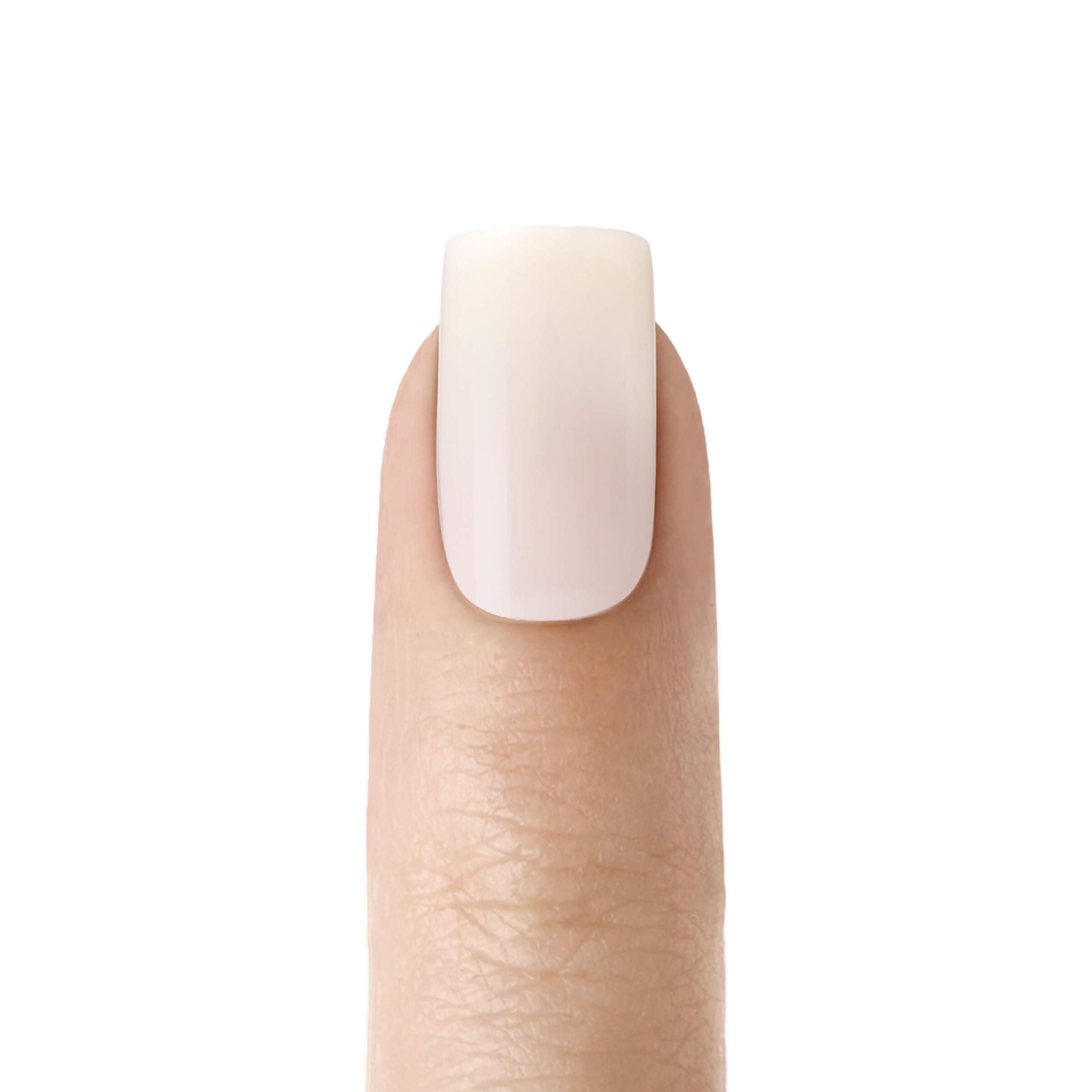 KISS Salon Acrylic Natural Press On Nails, Nail glue included, 'Rare', Nude, Short Size, Squoval Shape, Includes 28 Nails, 2g Glue, 1 Manicure Stick, 1 Mini File