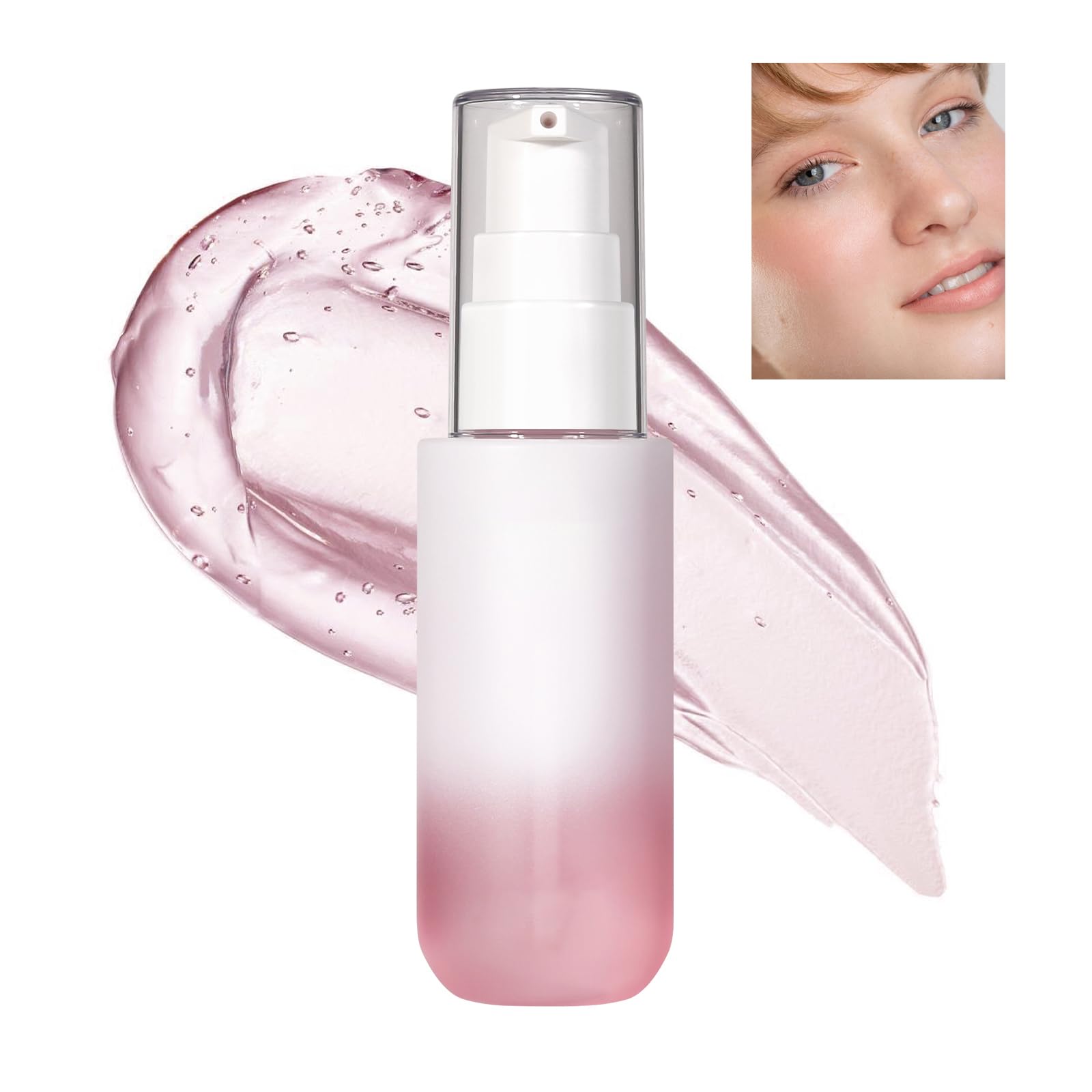 Easilydays Power-grip Long-Lasting Hydrating Face Primer - Gel-Based, Pink