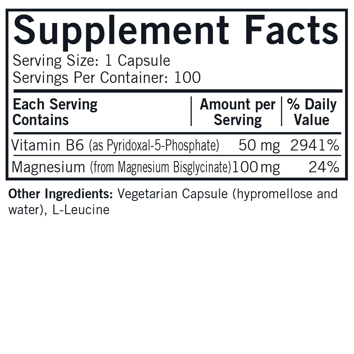 Kirkman – P-5-P (Pyridoxal 5-Phosphate, Vitamin B-6 Metabolite) with Magnesium Bisglycinate - Hypoallergenic