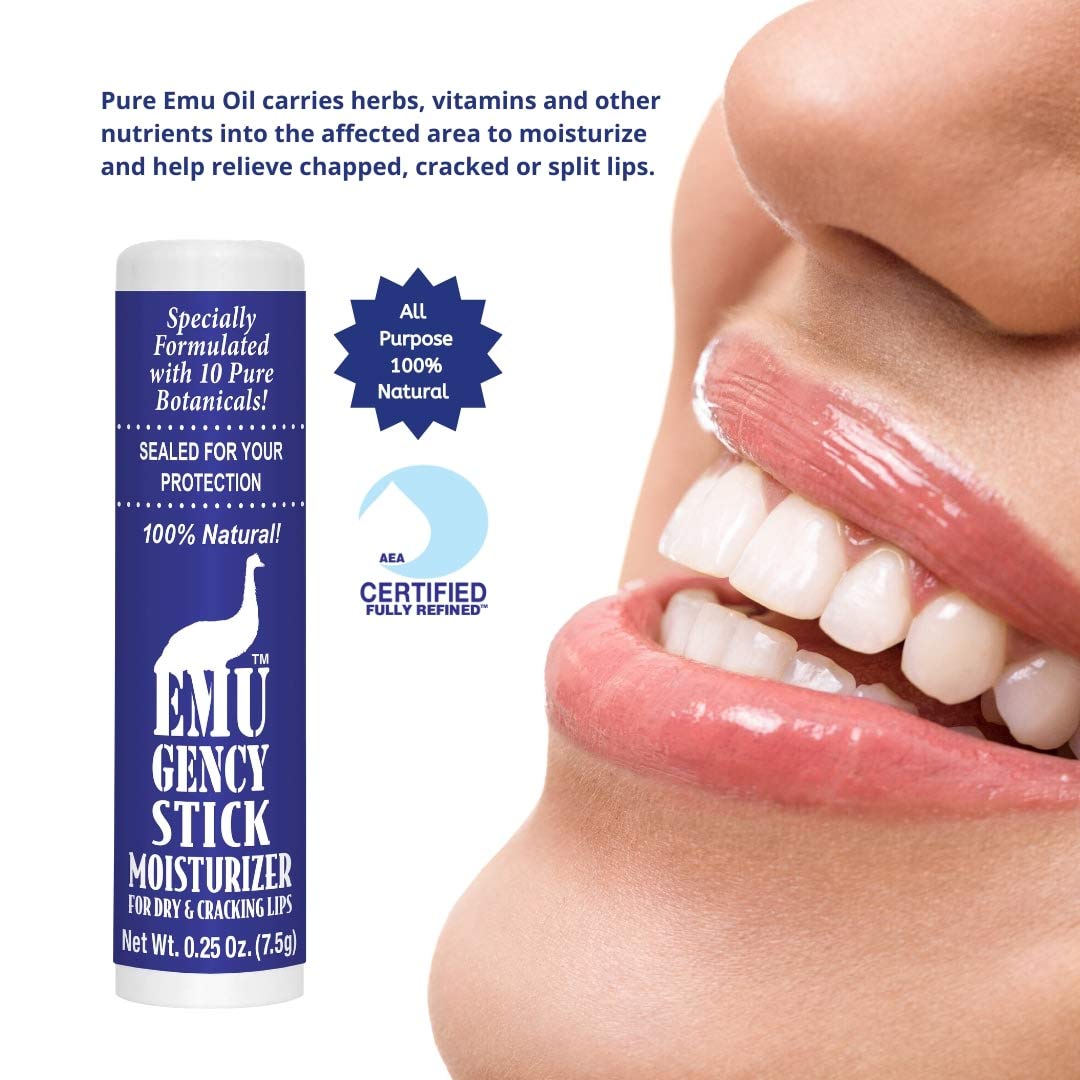 EMUgency All Purpose First Aid Stick - Portable first aid in a convenient tube - Soothing all natural emu oil helps relieve bug bites, bee stings, minor cuts and burns, poison ivy and rashes, chapped and itchy skin - Great multipurpose balm for kids