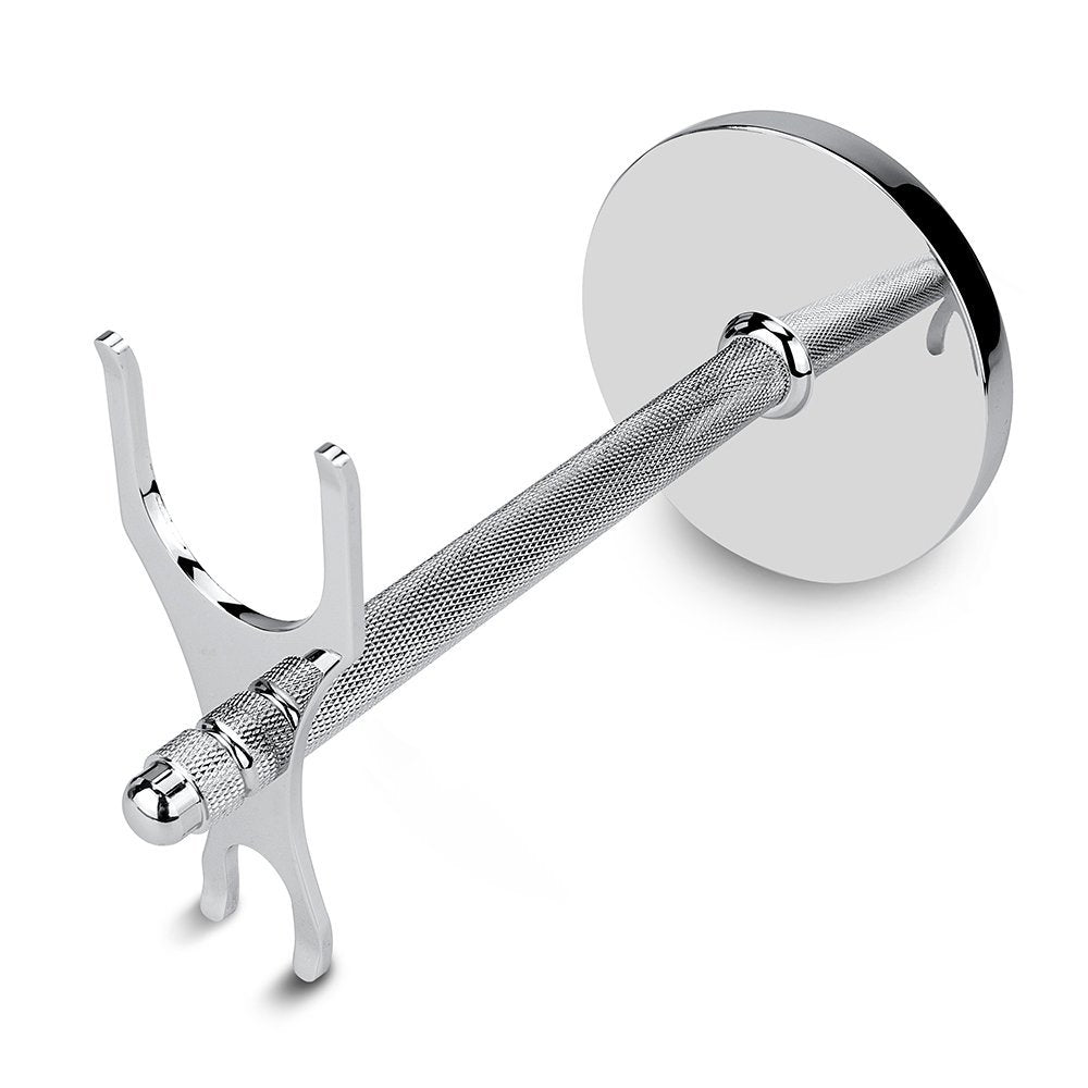 CHARMMAN Safety Razor and Shaving Brush Stand, Wider Openings, Wider Base, Manly Look