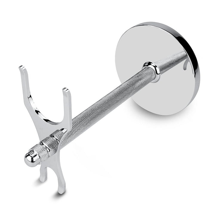 CHARMMAN Safety Razor and Shaving Brush Stand, Wider Openings, Wider Base, Manly Look