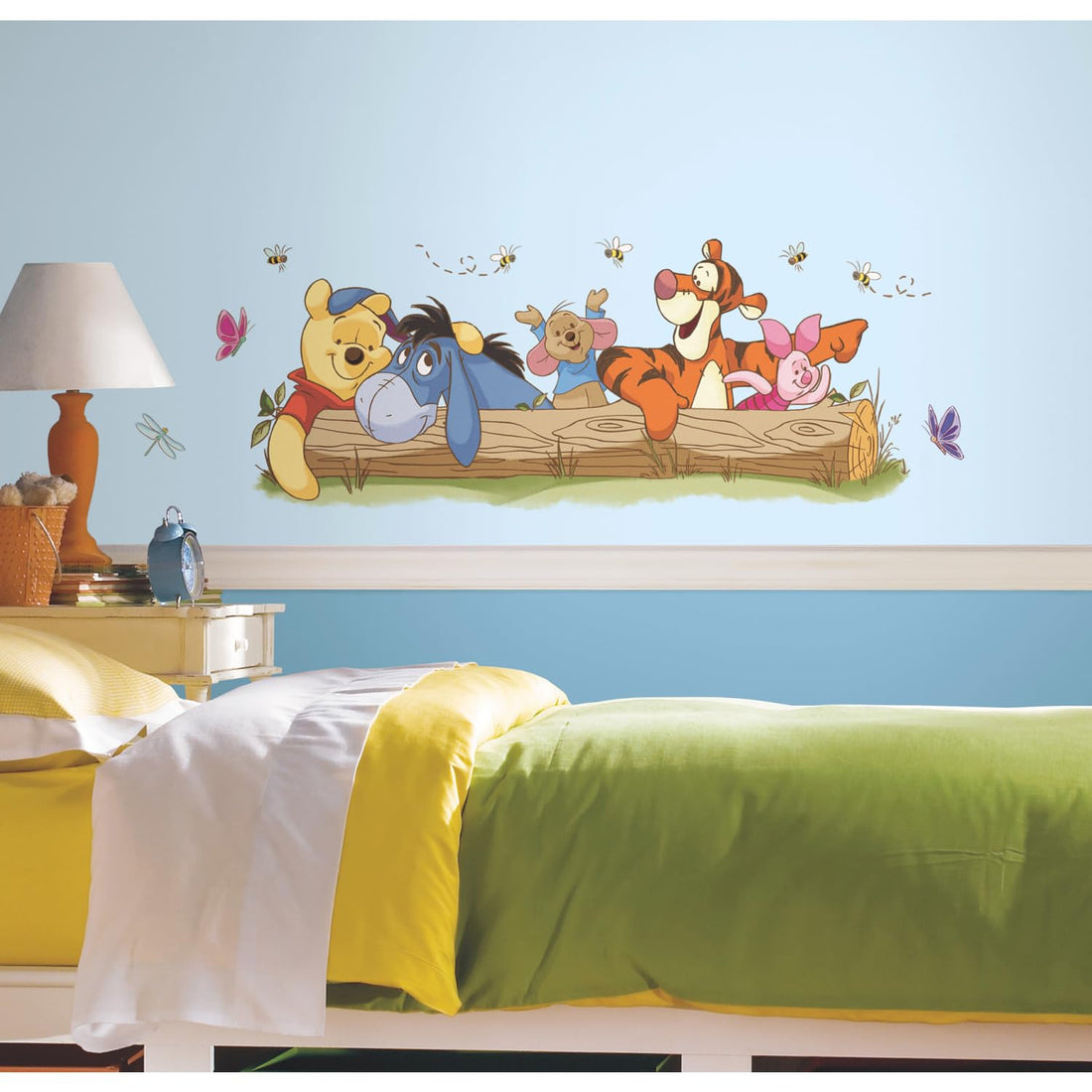 Disney Pooh and Friends Outdoor Fun Giant Peel and Stick Wall Decals by RoomMates, RMK2553GM