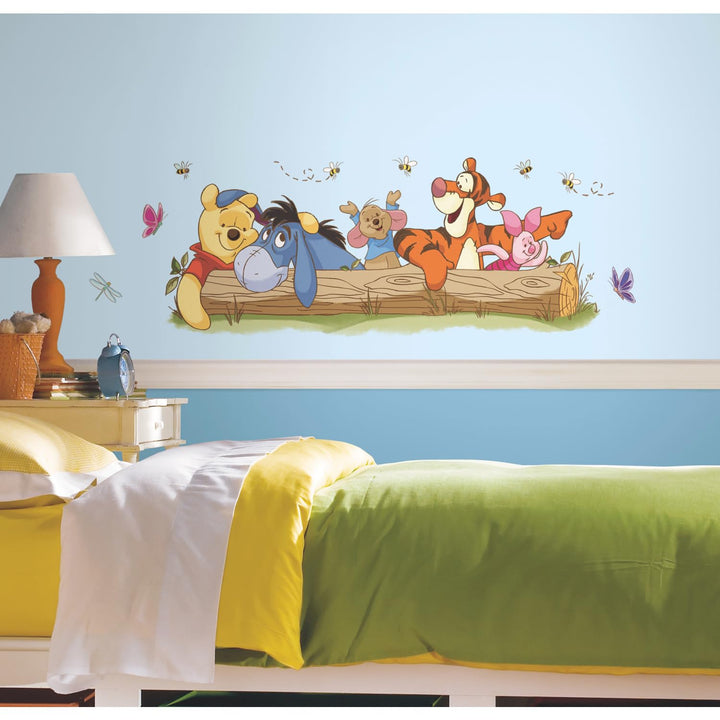 Disney Pooh and Friends Outdoor Fun Giant Peel and Stick Wall Decals by RoomMates, RMK2553GM