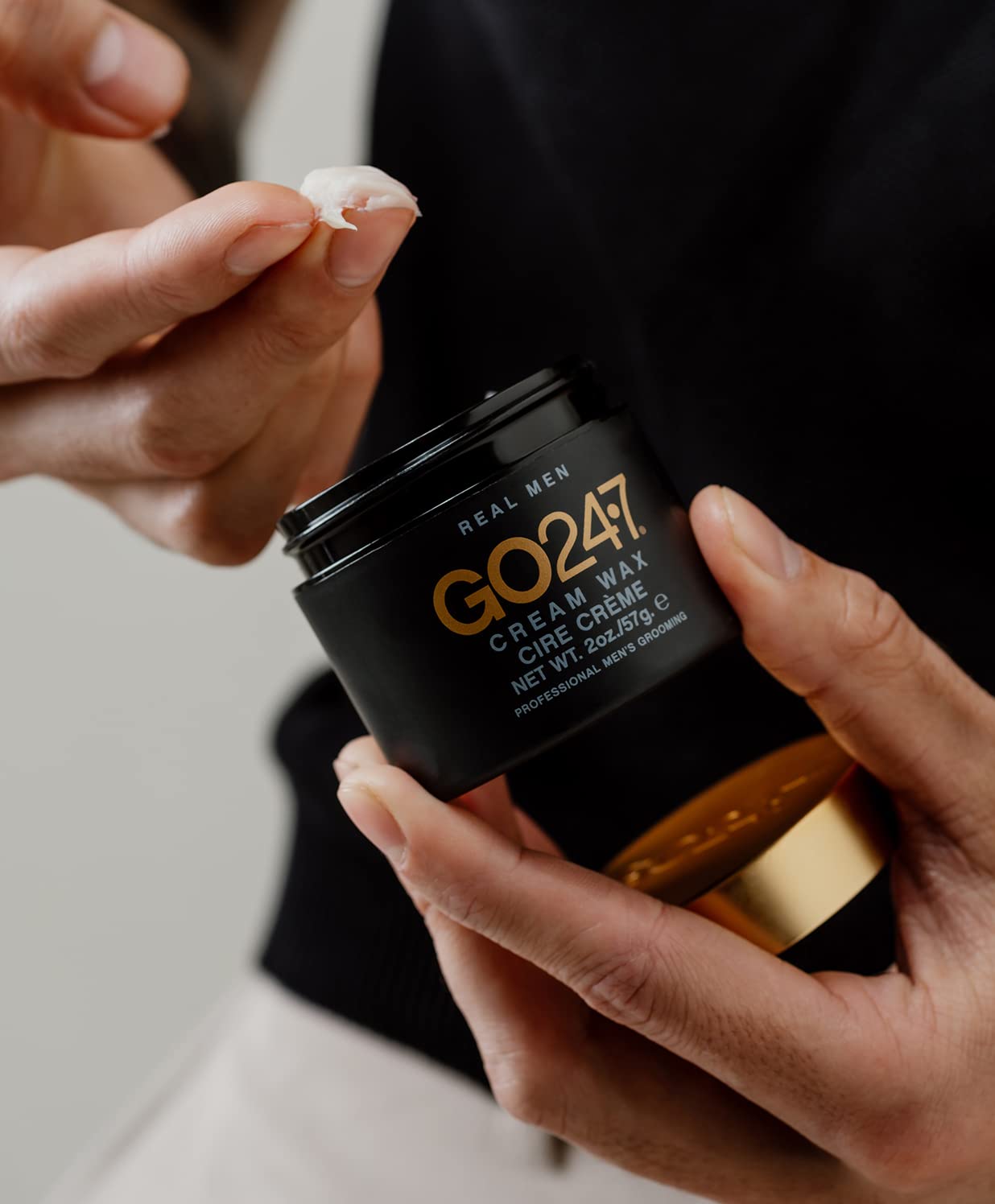 GO247 Real Men Cream Wax, 2 Fluid Ounce