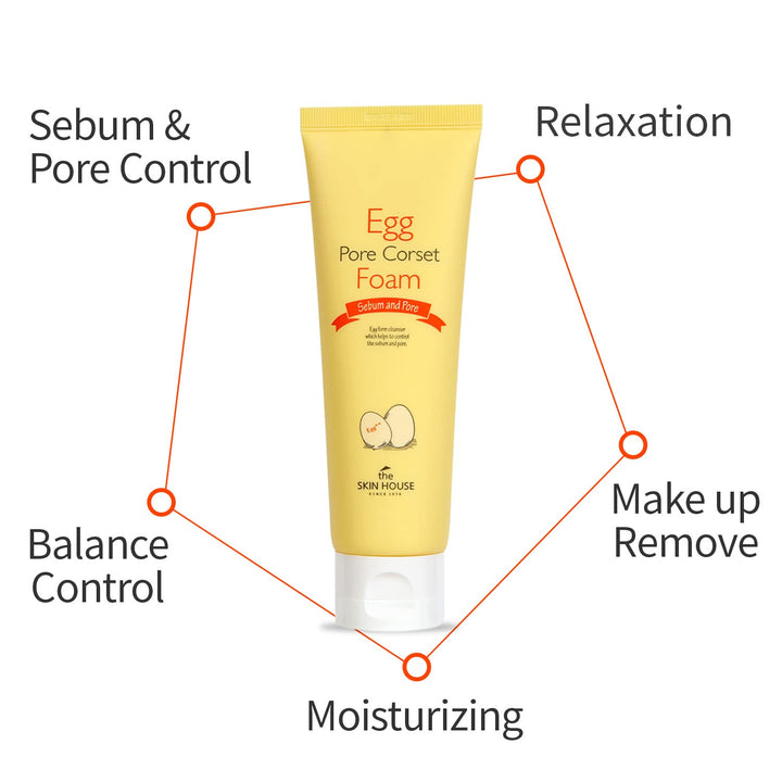 The Skin House Egg Pore Corset Foam, 4 Ounce
