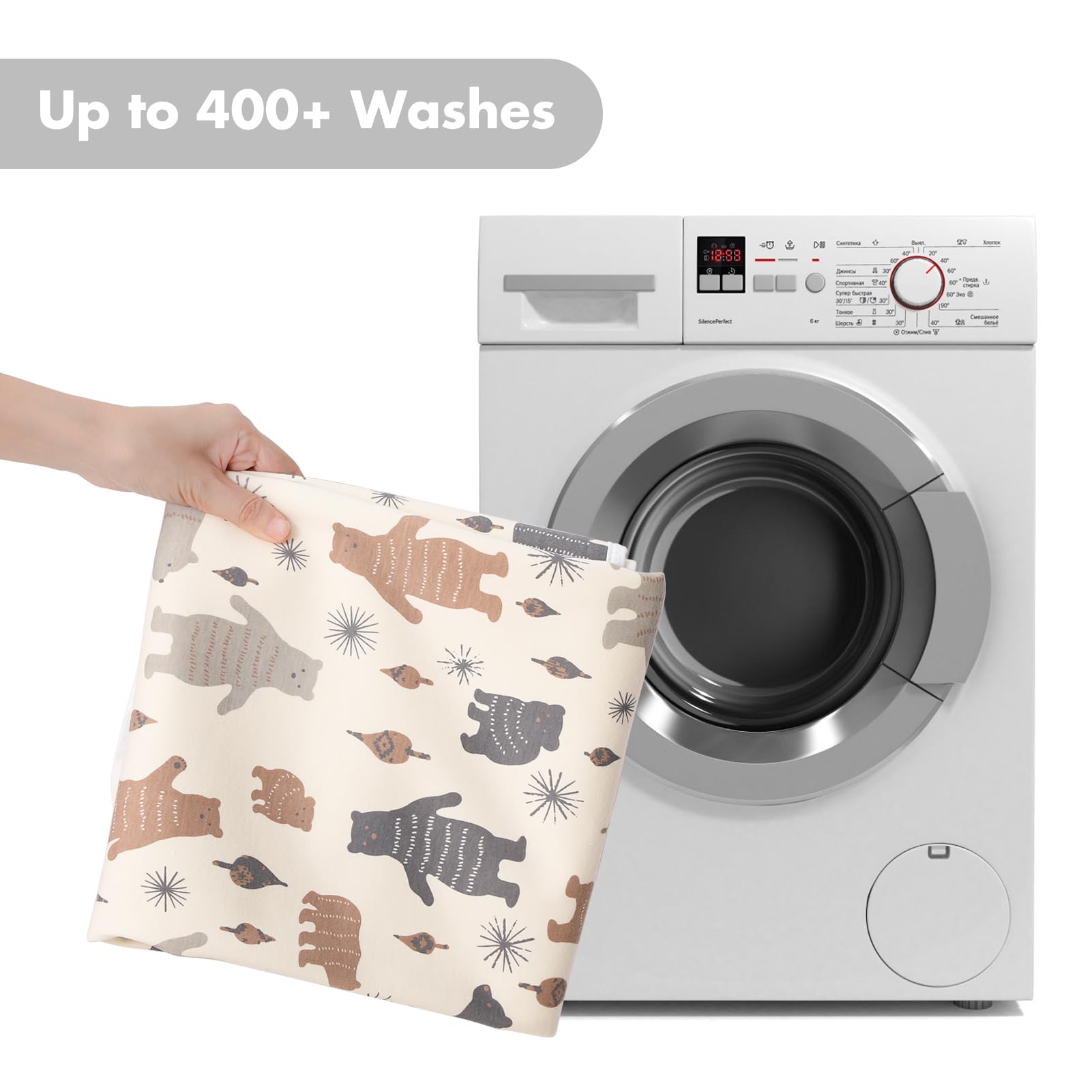 YIVEKO Baby Waterproof Bed Pad Washable Mattress Pad Reusable Underpads Bed Wetting Incontinence Cover for Baby Toddler Children and Adults