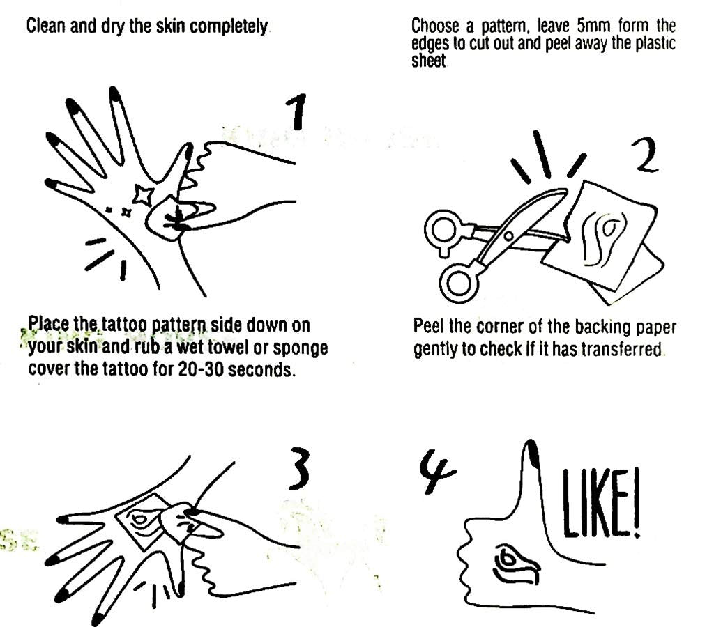 PP TATTOO 1 Sheet Crown Imperial King Queen Temporary Tattoos Sticker for Women Men Body Art Sexy Fake Stickers Removable