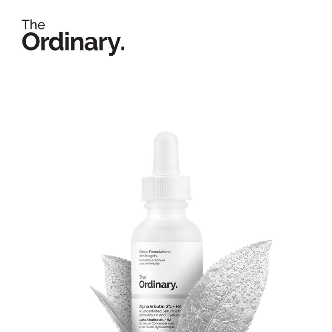 The Ordinary Alpha Arbutin 2% + HA, Brightens Skin and Targets Dark Spots, 1 Fl Oz