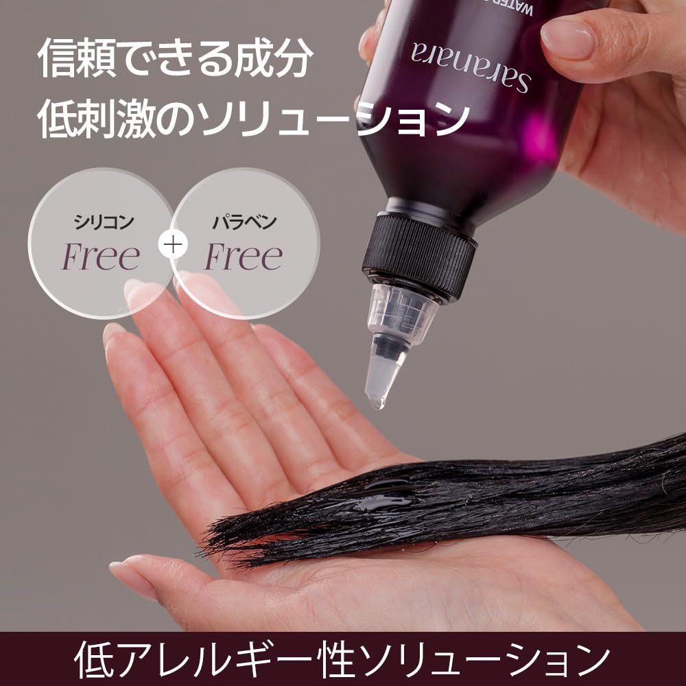 SARANARA Silk Water Salon Treatment - 10 Seconds Silky, Shiny Hair Nutrition & Moisturizing for Damaged Hair Care