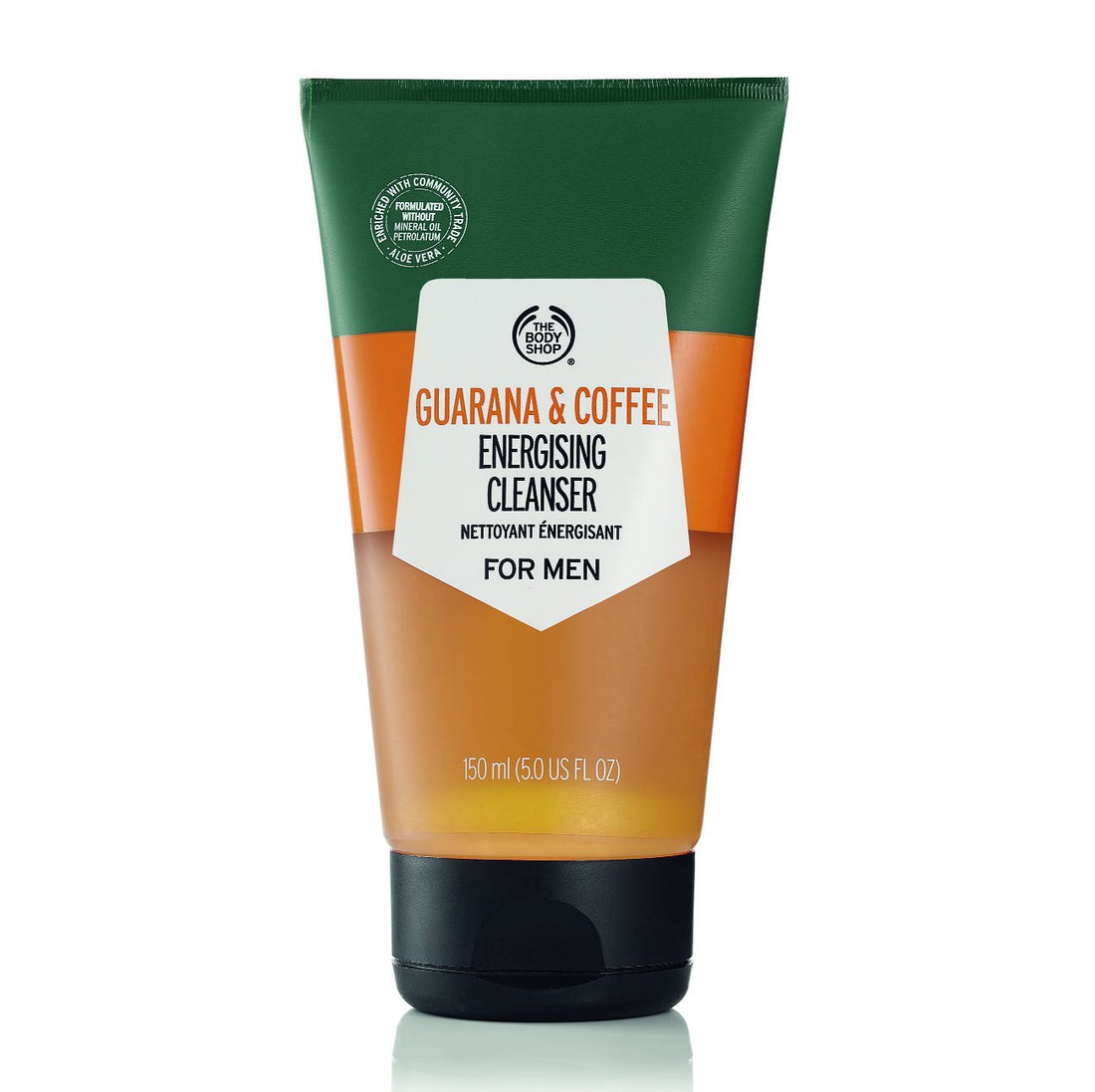 The Body Shop Guarana And Coffee Energising Cleanser For Men, 150 Ml