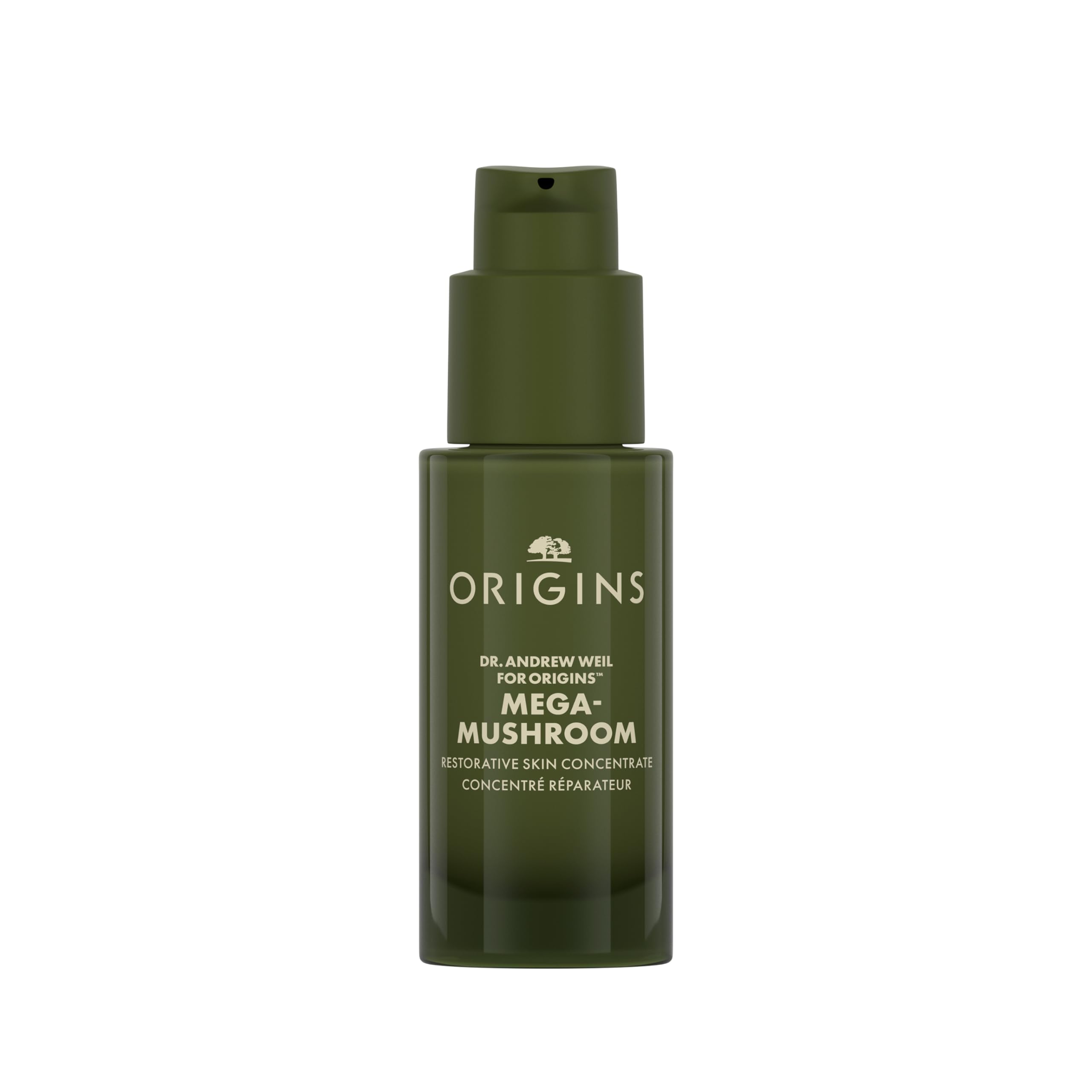 Origins Mega-Mushroom Restorative Skin Concentrate Serum | Visibly Reduces Redness & Strengthens Skin's Barrier | With Reishi Mushroom, 1 Fl Oz