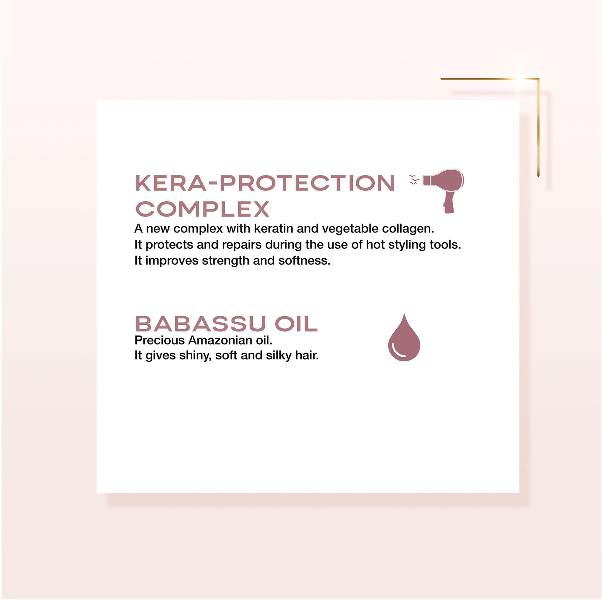 Alfaparf Milano Lisse Design Keratin Shampoo for Damaged Hair - Anti-Frizz - Maintains Brazilian Keratin Therapy - Smoothing, Straightening and Hydrating with Collagen (8.45 oz)