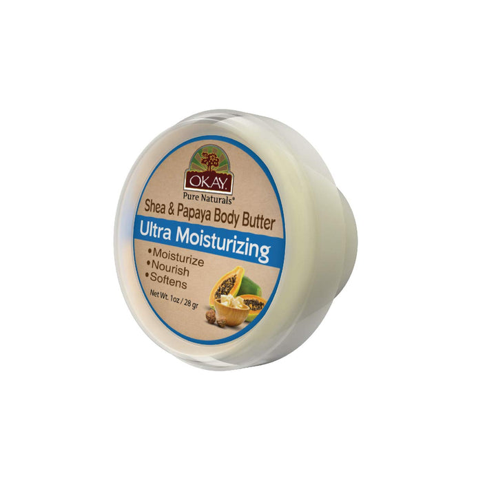 Okay Shea Ultra Moisturizing Body Butter, Papaya, 1 Ounce
