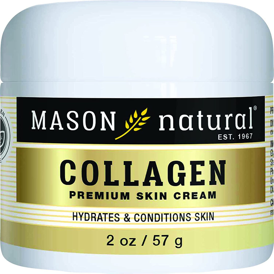 Mason Natural Collagen Beauty Cream Made with 100% Pure Collagen ,2 Ounce (Pack of 3)