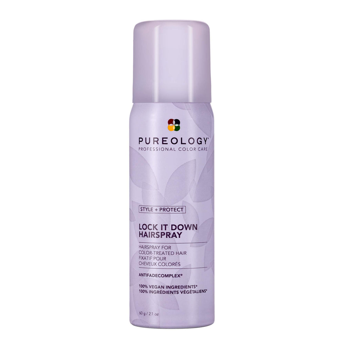 Pureology Style + Protect Lock It Down Hairspray | For Color-Treated Hair | Maximum Hold & Radiant Shine | Silicone Free | Vegan | Updated Packaging | 2.1 Oz. |