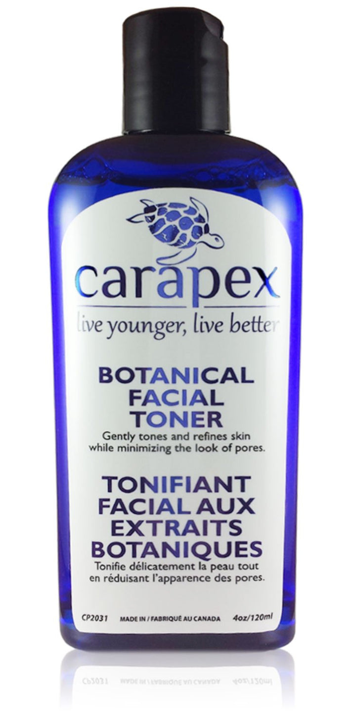 Carapex Botanical Facial Toner, Natural & Gentle, Alcohol & Fragrance Free, Anti Aging (Single)