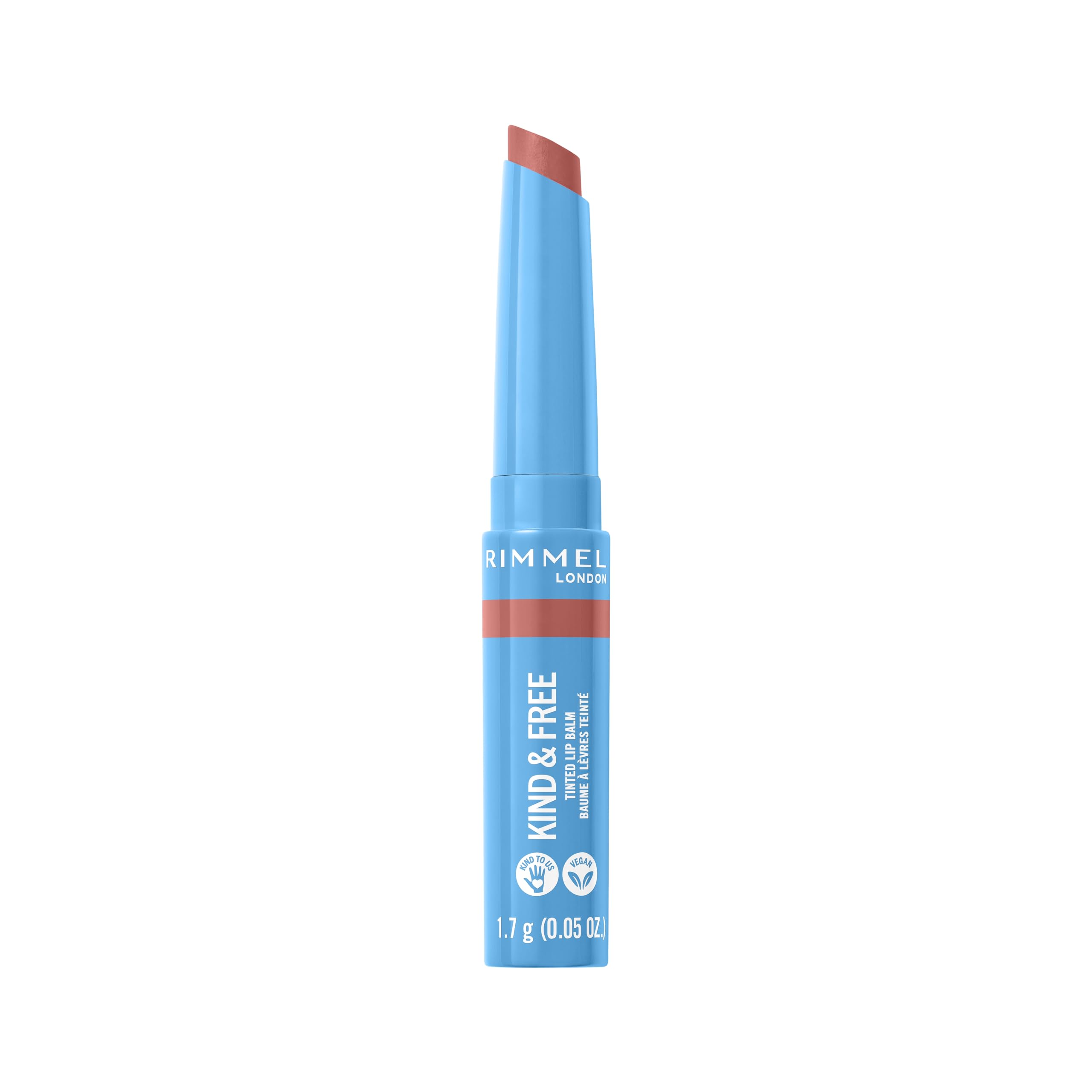 Rimmel Kind & Free Tinted Lip Balm, 002 Apricot Beauty, 1.7g (0.05 oz)