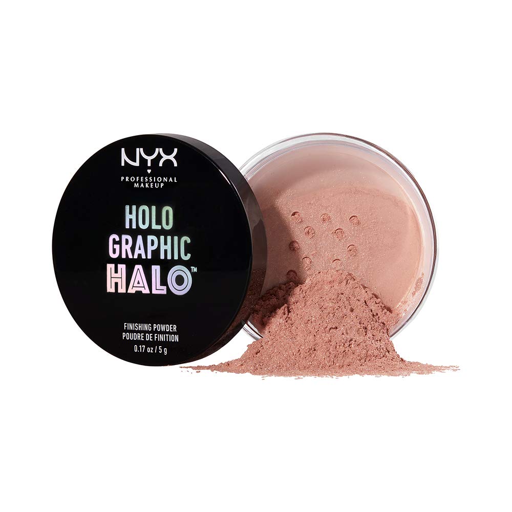 NYX PROFESSIONAL MAKEUP Holographic Halo Finishing Powder, Magical, 0.17 Ounce