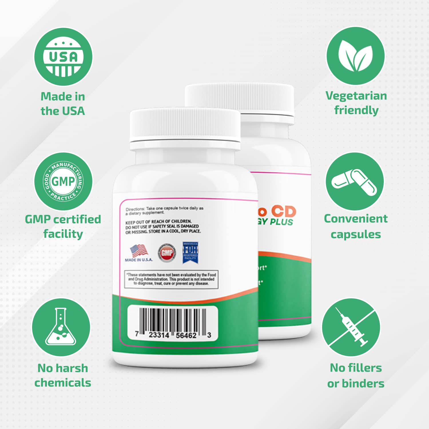 VitaB Pro CD Energy Plus - 6 in 1 Natural Energy & Immune Booster, Mood Balance