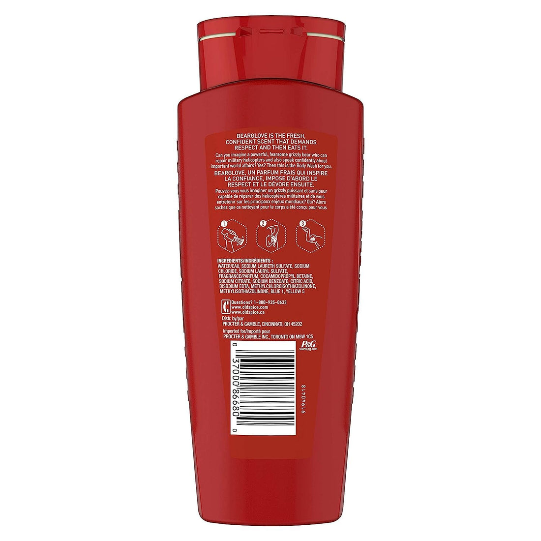 Old Spice Wild Collection Bearglove Men's Body Wash - 16 Fluid Ounce