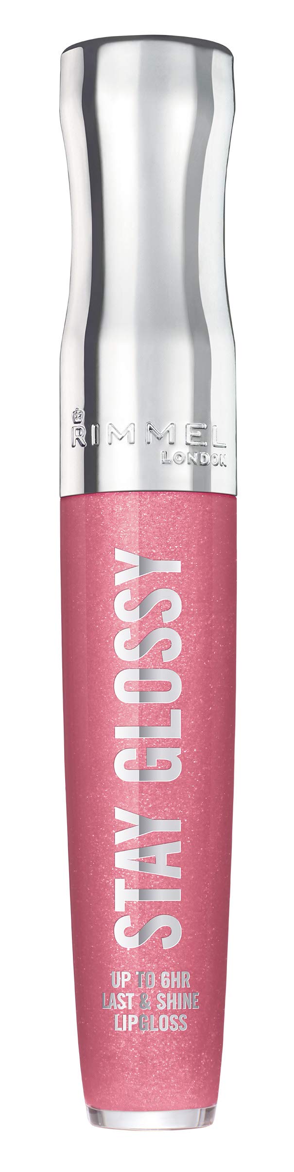 Rimmel Stay Glossy 6HR Lip Gloss, Flower Power, 0.18 Fl Oz (Pack of 1)