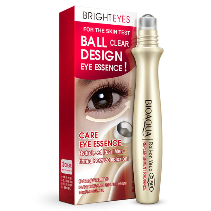 Gold Collagen Essence Eye Cream Anti Dark Circle Wrinkle Repairing Ball-Pen Plant Extracts Moisturize Charm