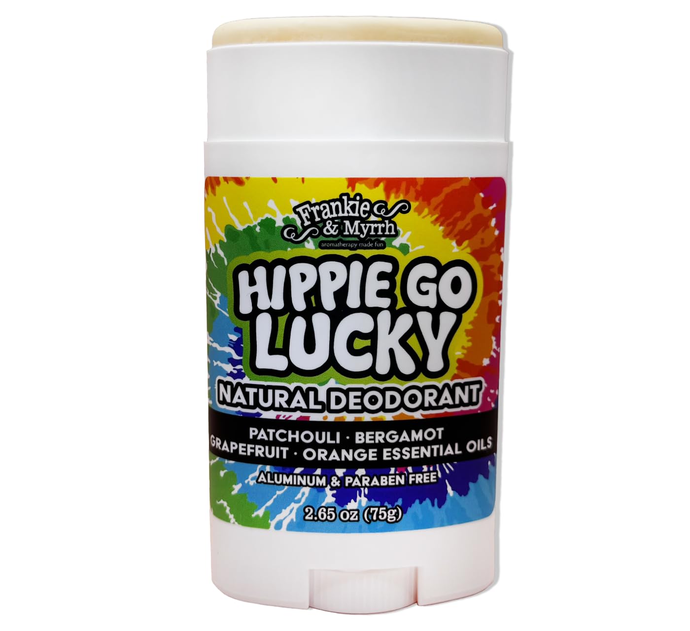 Frankie & Myrrh Hippie Go Lucky Natural Deodorant, 2.65 Ounce