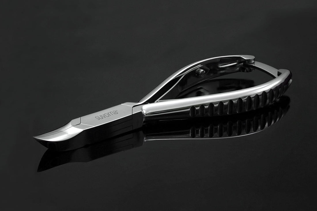 Suvorna Professional 5.5 Pedicure Thick Toenail Nipper with Curved Jaw and Back Lock 3109