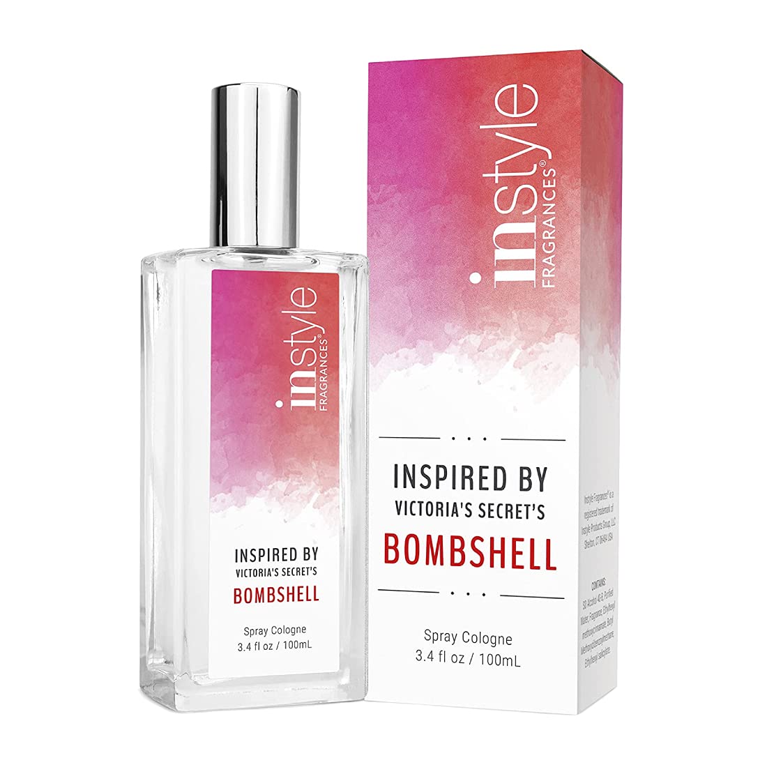Instyle Fragrances Inspired by Victoria Secret's Bombshell - Fragrance for Women - 3.4 oz