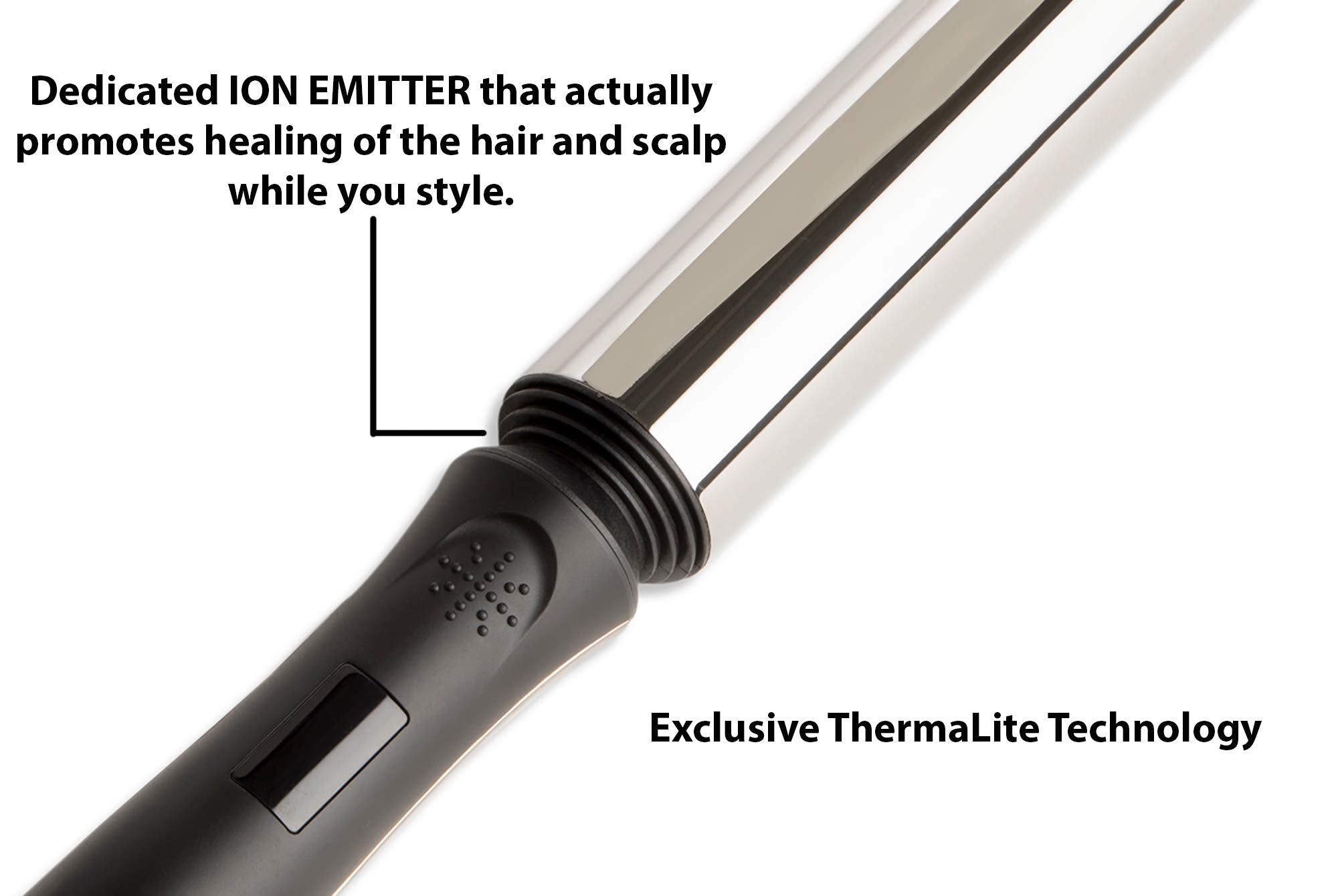 Sultra Titanium Ionic Clipless Curling Wand, 1.5 Inch