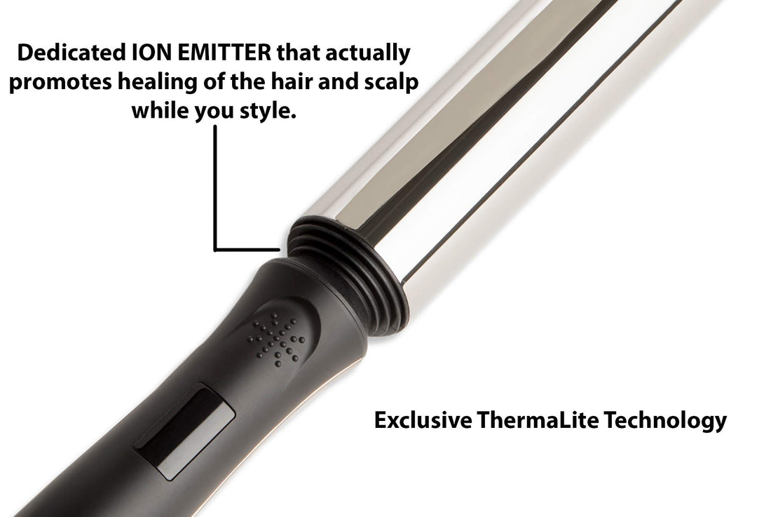 Sultra Titanium Ionic Clipless Curling Wand, 1.5 Inch