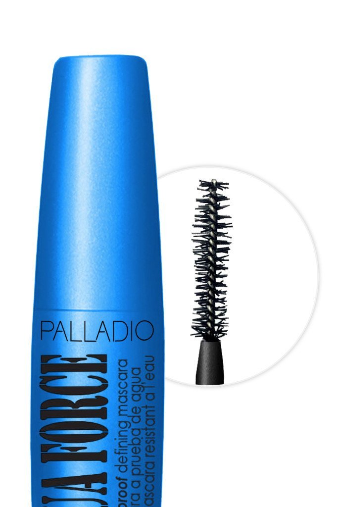 Palladio Aqua Force Waterproof Defining Mascara, Brown