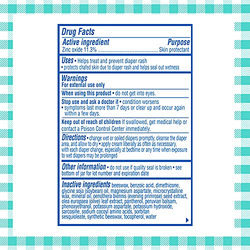 Balmex Complete Protection Baby Diaper Rash Cream with Zinc Oxide + Soothing Botanicals, 2 Ounce