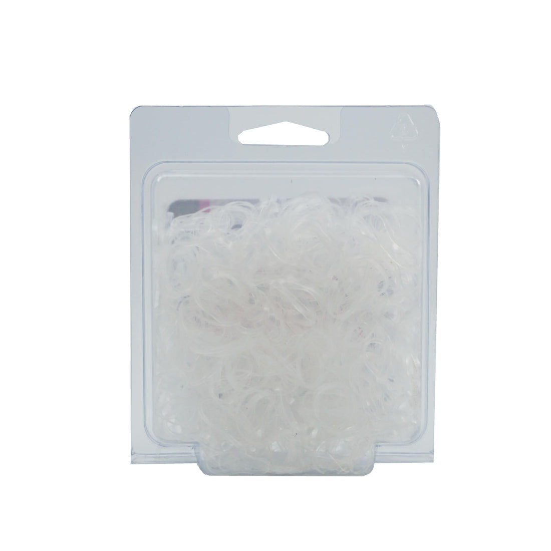 500 Count Tangle Free Elastic Pony Tail Holders (Clear)