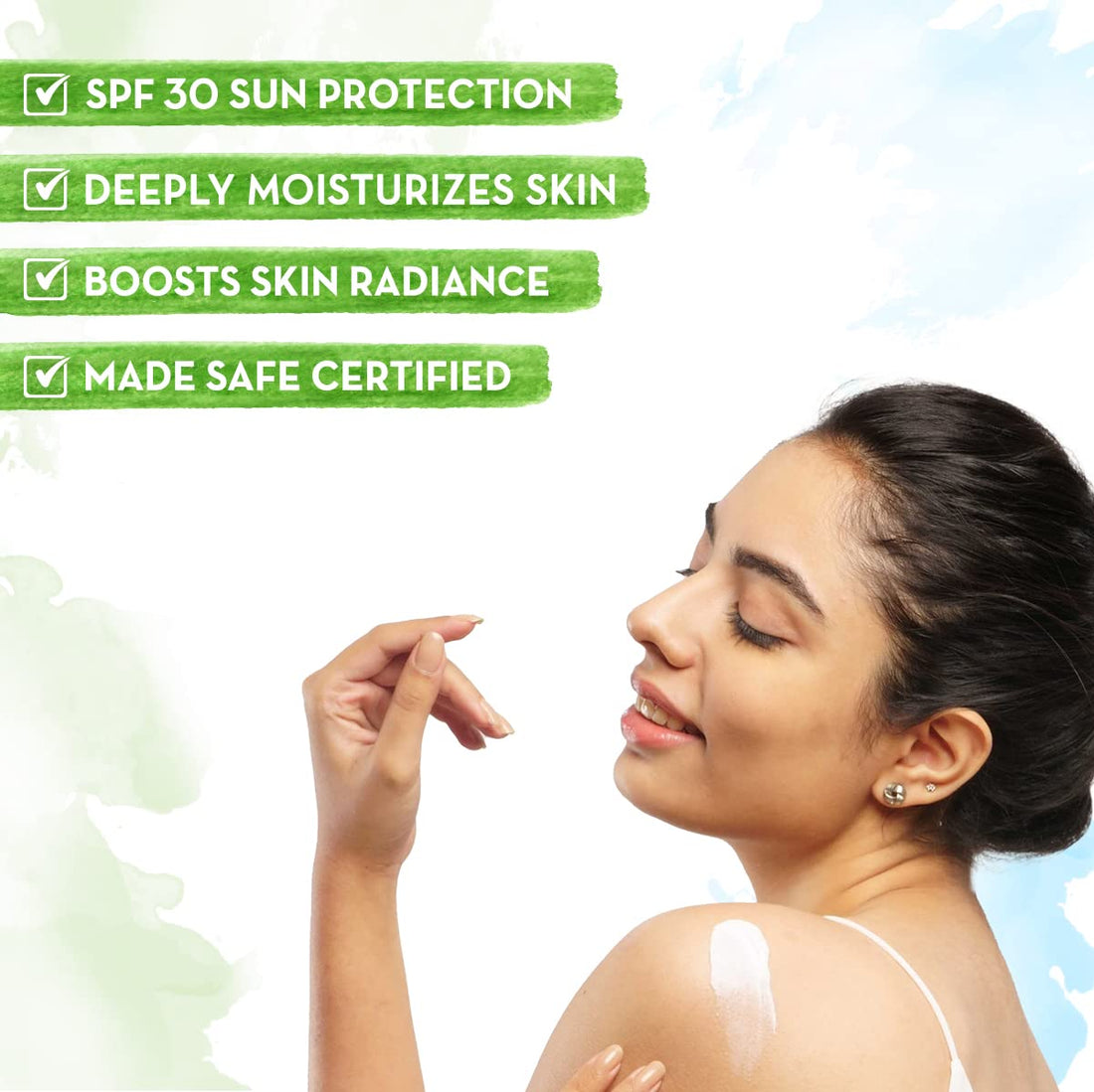 Mamaearth Vitamin C SPF 30 Sunscreen Body Lotion | Helps Prevent Tanning & Adds Glow to Skin | Lightewieght & Non-Greasy | Suits All Skin Types | 10.14 Fl Oz/300ml