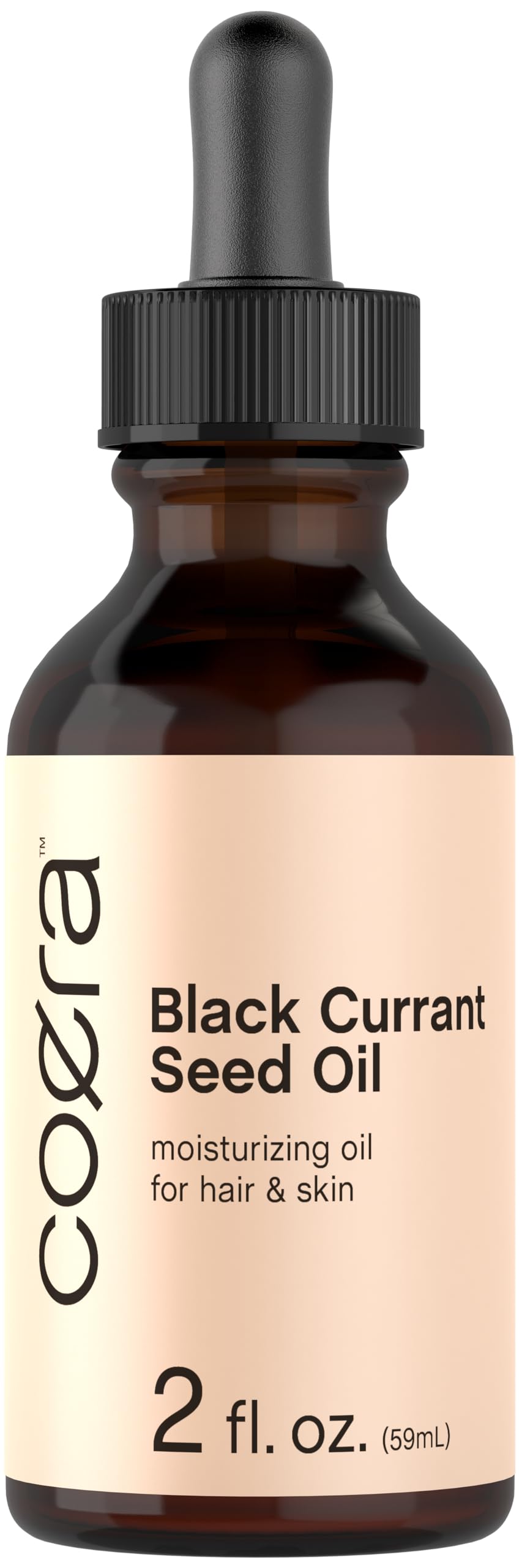 Coera Black Currant Seed Oil | 2 fl oz | Moisturizing Oil for Hair and Skin | Free of Parabens, SLS, & Fragrances