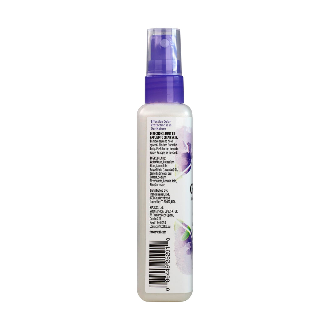 Crystal Essence Lavender and White Tea Body Spray - 4 oz - Liquid (Pack of 2)