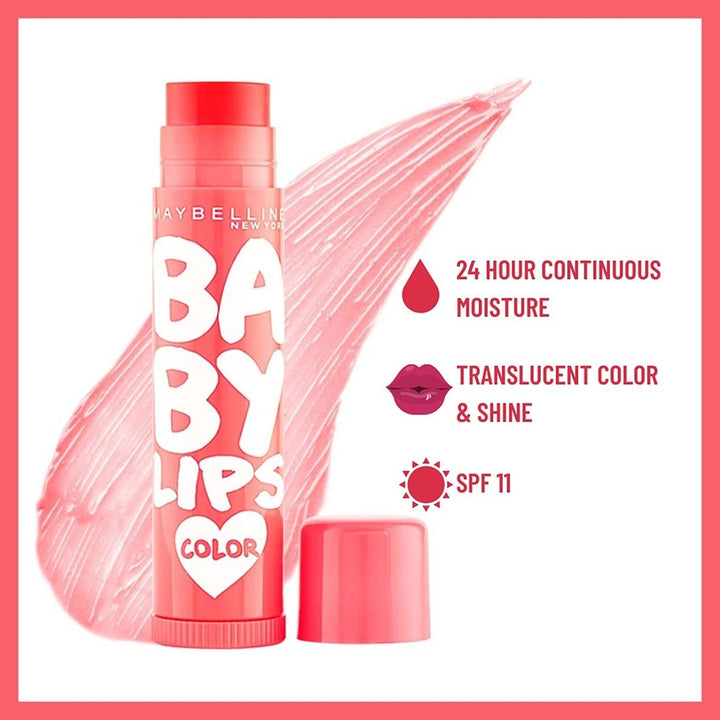 Maybelline Baby Lips Color SPF 11 Lip Balm 4g (Cherry Kiss)