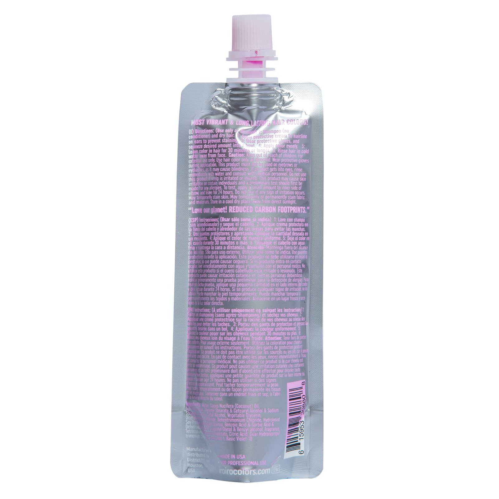 IROIRO Premium Natural Semi-Permanent Hair Color 70 Iro Pink (4oz) by Iroiro