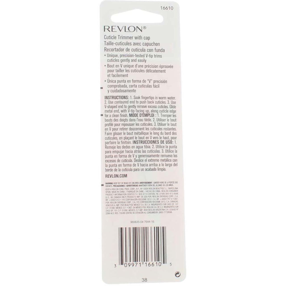 Revlon Cuticle Trimmer with Cap 1 ea