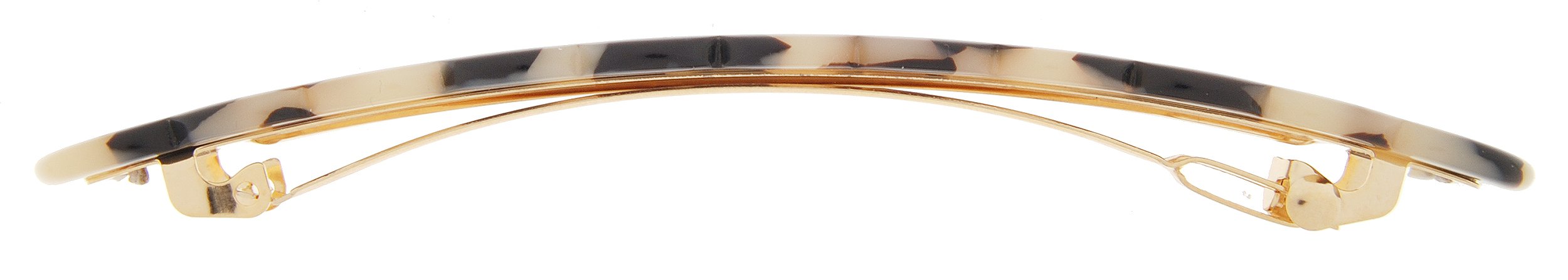 Ivory Tokyo : France Luxe Scalloped Long and Skinny Barrette - Ivory Tokyo