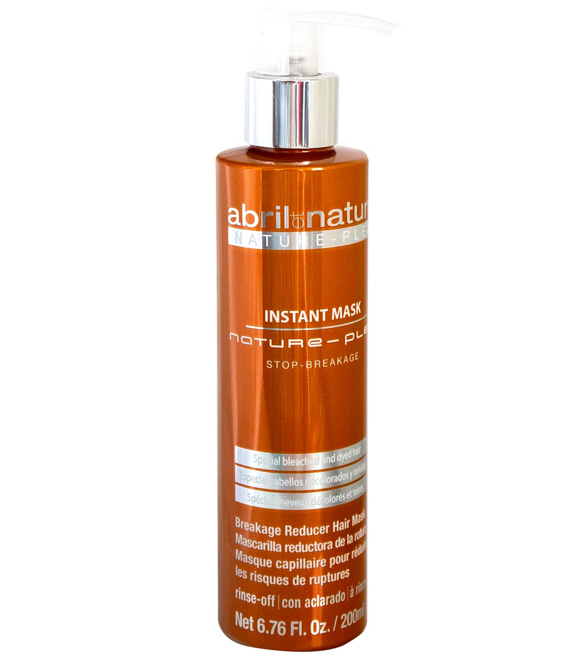 abril et nature - Professional Repair Hair Care Set - Nature Plex, STOP Breakage - Shampoo, Mask, and Serum Pack for Very Treated or Damaged Hair - Prevents, Protects, and Repairs - 550 ml