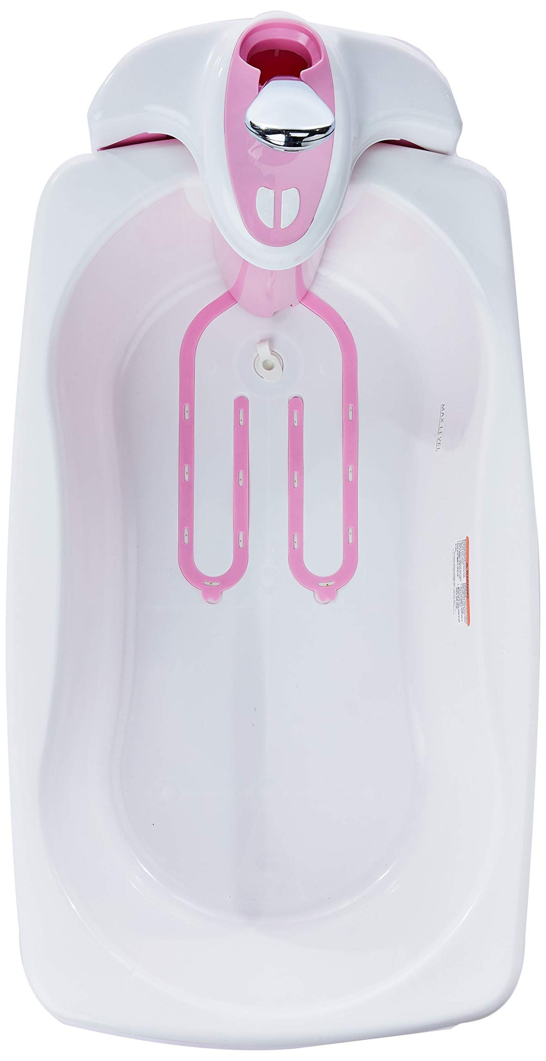 Summer Infant Lil Luxuries Whirlpool Bubbling Spa & Shower (Pink) Luxurious Baby Bathtub with Circulating Water Jets, 2 Piece Set (Pack of 1)